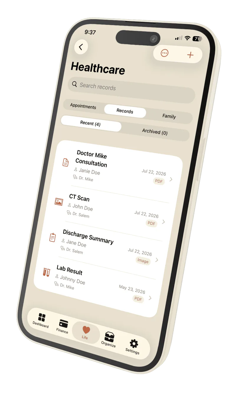 Privora Healthcare, screen 5